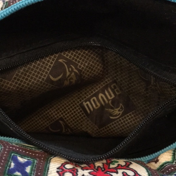 Massimo Dutti powder blue and print crossbody bag - Picture 6 of 7